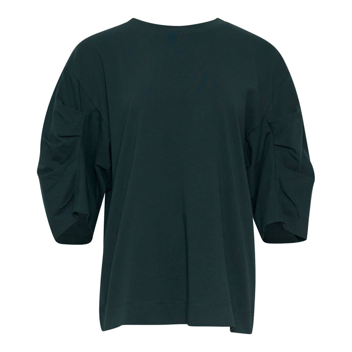 Dries Van Noten Loose Pleated Sleeve T-Shirt – Available at Club 21, Official Retailer in Singapore, Malaysia & Thailand with Global Shipping Online