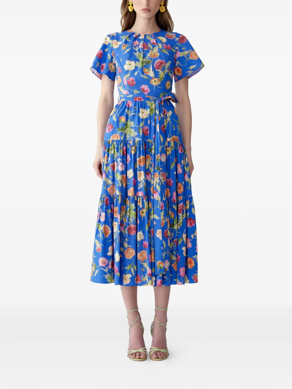Tiered Midi Dress