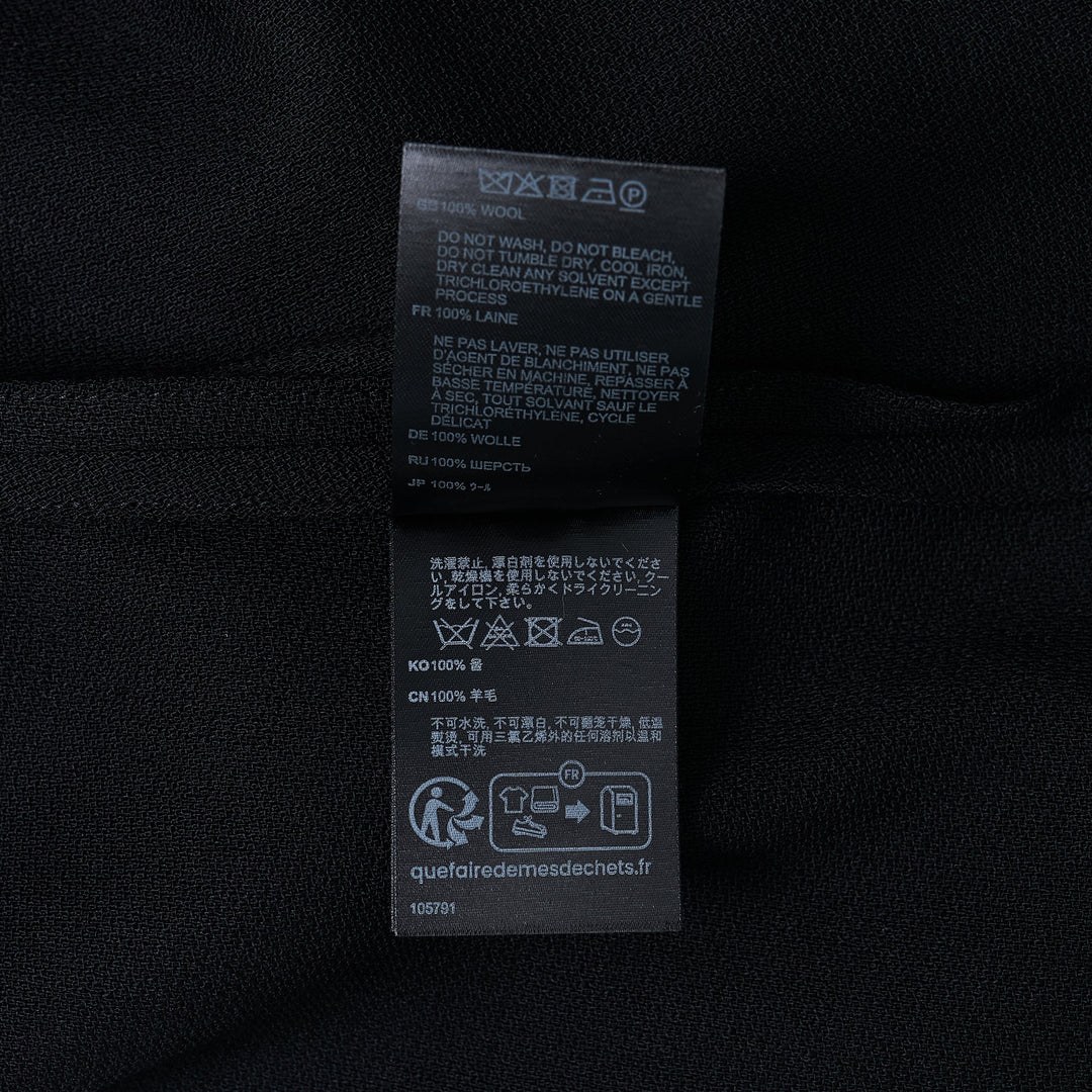 Slouch Waist Wool Dress