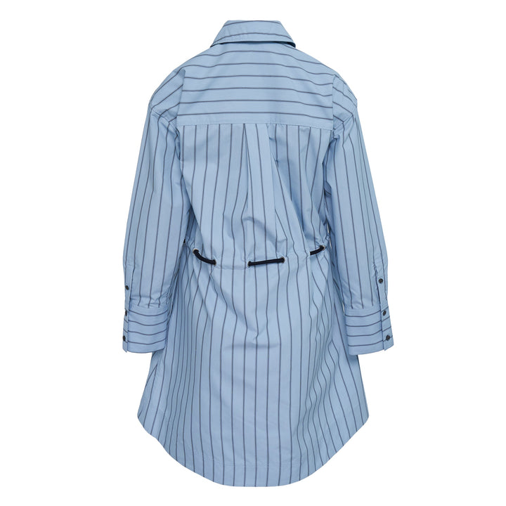 Long Sleeve Belted Shirt Dress