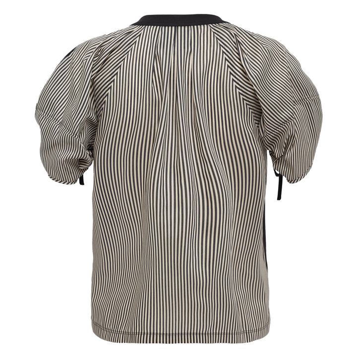 Short Sleeve Ruched Sleeve T-Shirt