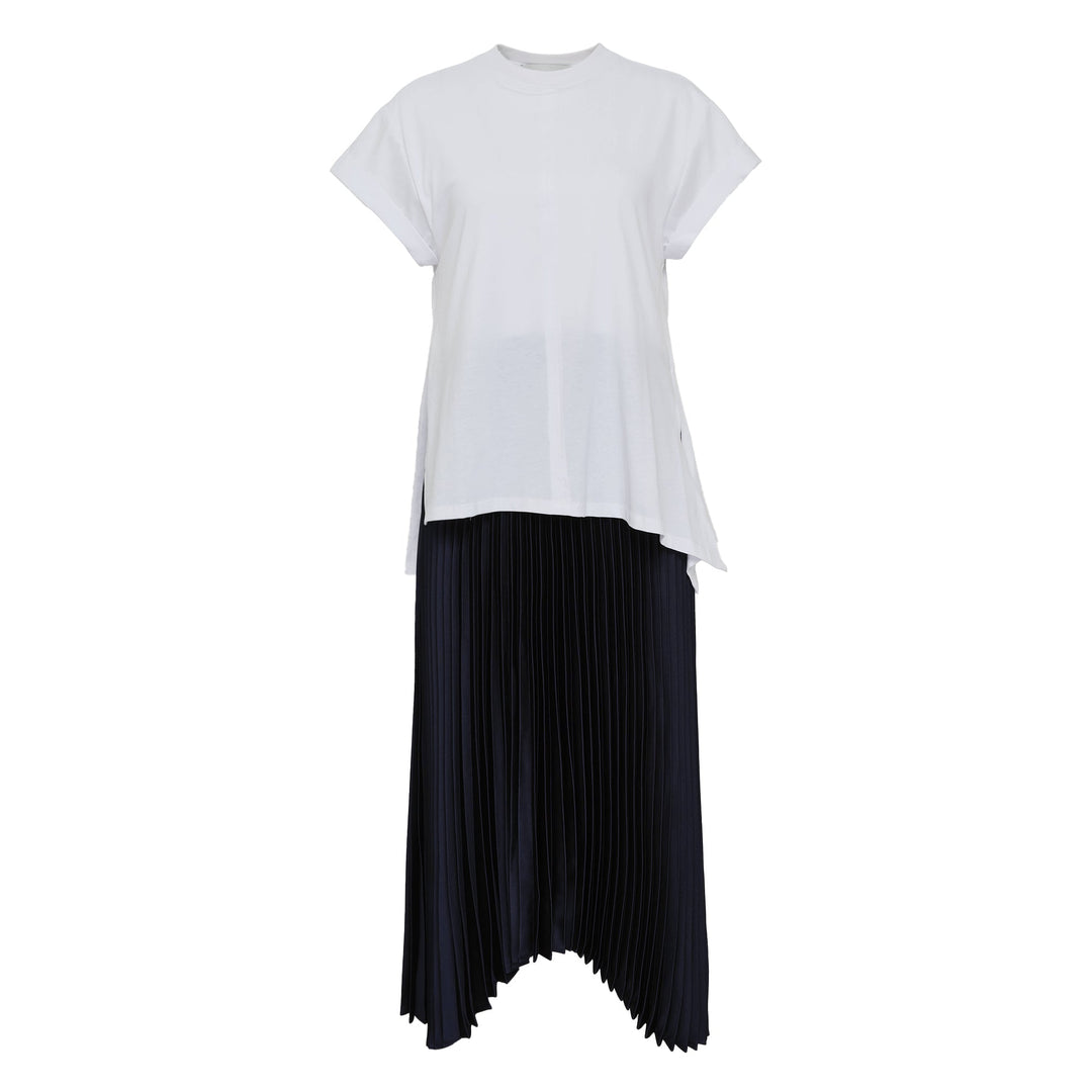 Short Sleeve T-Shirt Combo Dress