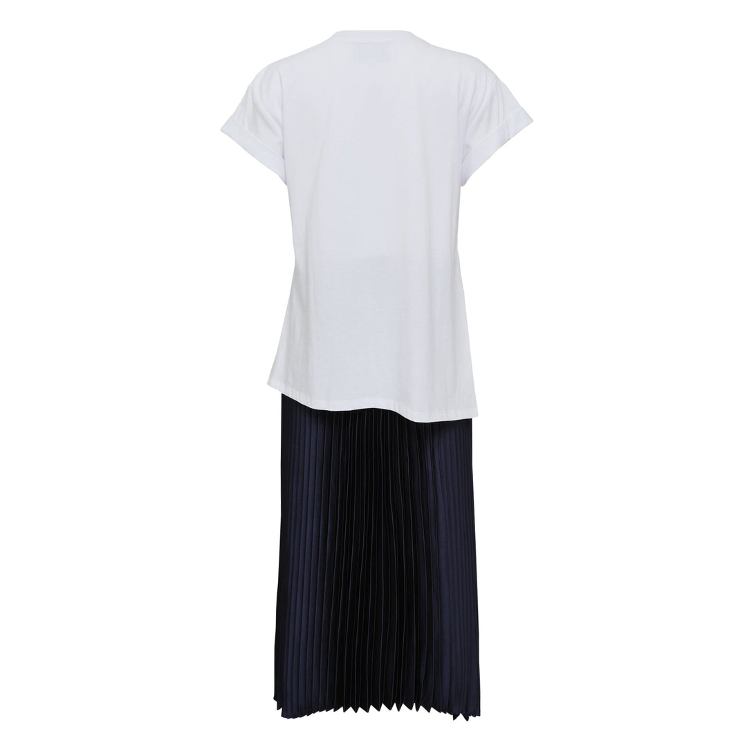 Short Sleeve T-Shirt Combo Dress