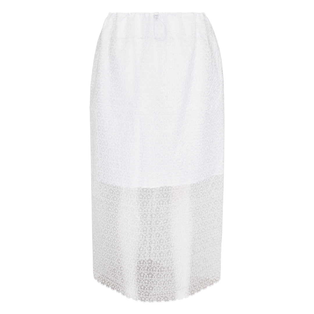 Cecilie Bahnsen Long Pencil Skirt With Drawstring – Available at Club 21, Official Retailer in Singapore, Malaysia & Thailand with Global Shipping Online