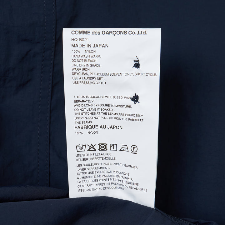 Navy Button-Up Chest Pocket