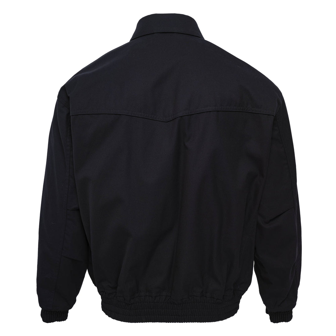 Cotton Zip-Up Collar Jacket
