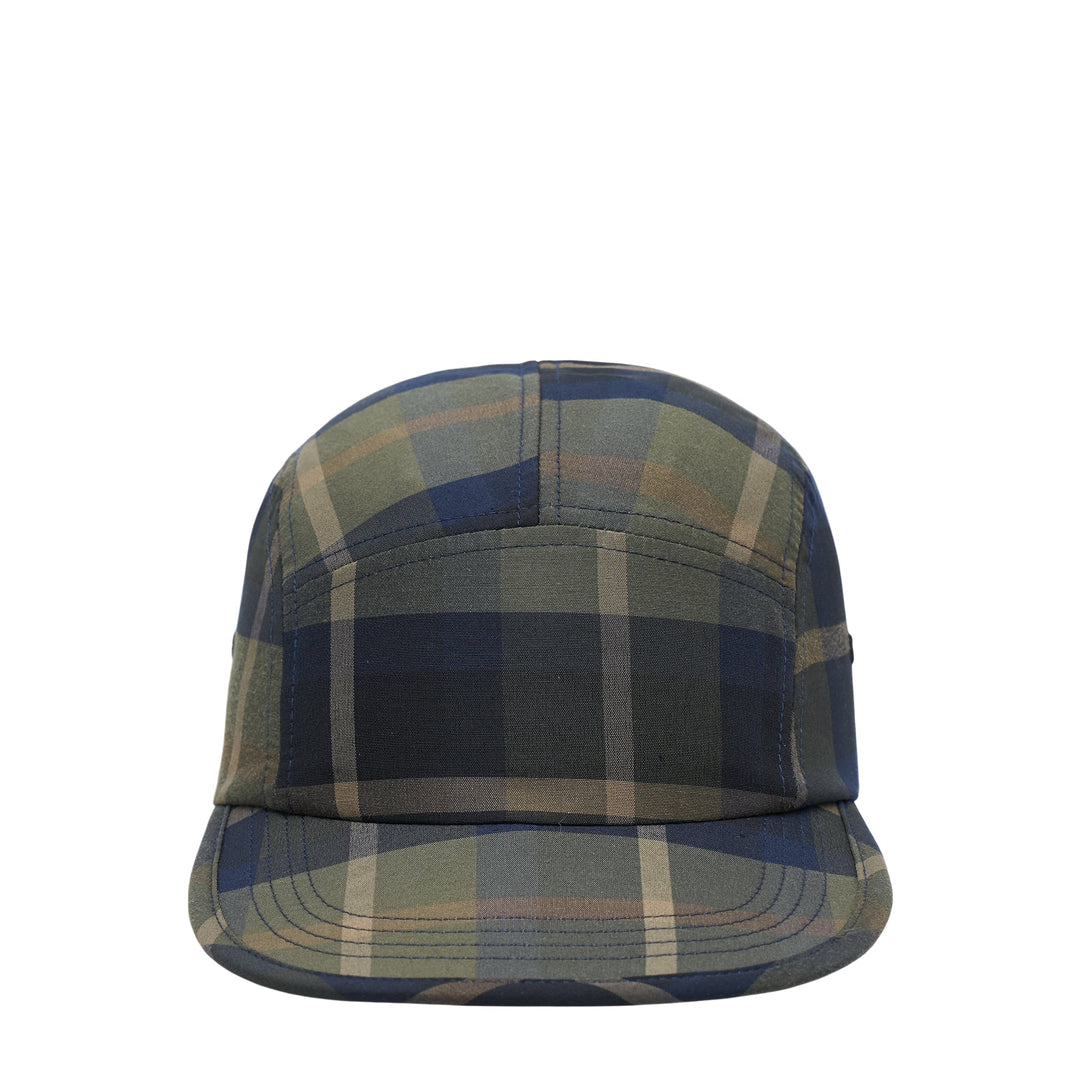 Plaid Cotton Blend Cap