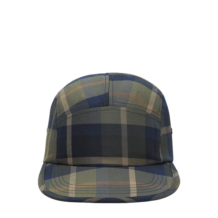 Plaid Cotton Blend Cap