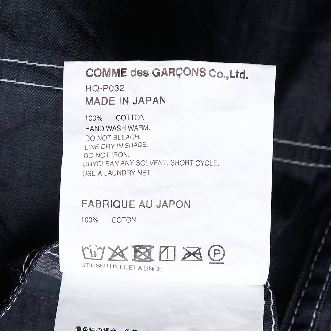 COMME des GARCONS HOMME Light Navy Denim Elastic Waist Shorts – Available at Club 21, Official Retailer in Singapore, Malaysia & Thailand with Global Shipping Online