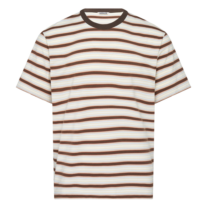 AURALEE Gradient Stripe Jersey Tee – Available at Club 21, Official Retailer in Singapore, Malaysia & Thailand with Global Shipping Online