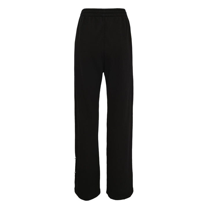 Black Piercing Detail Sweatpant