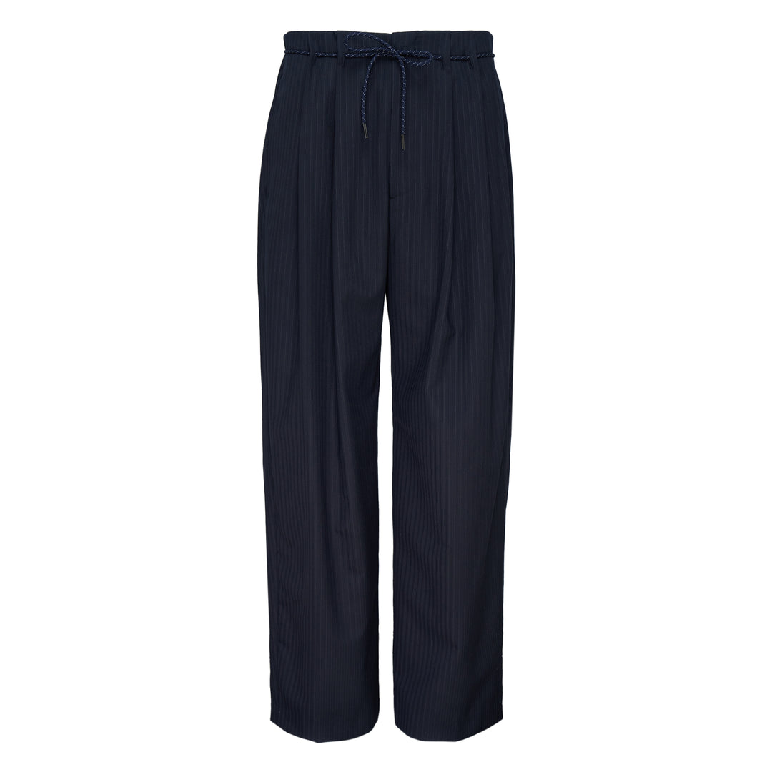 Suiting Pants With Robe Belt Detail