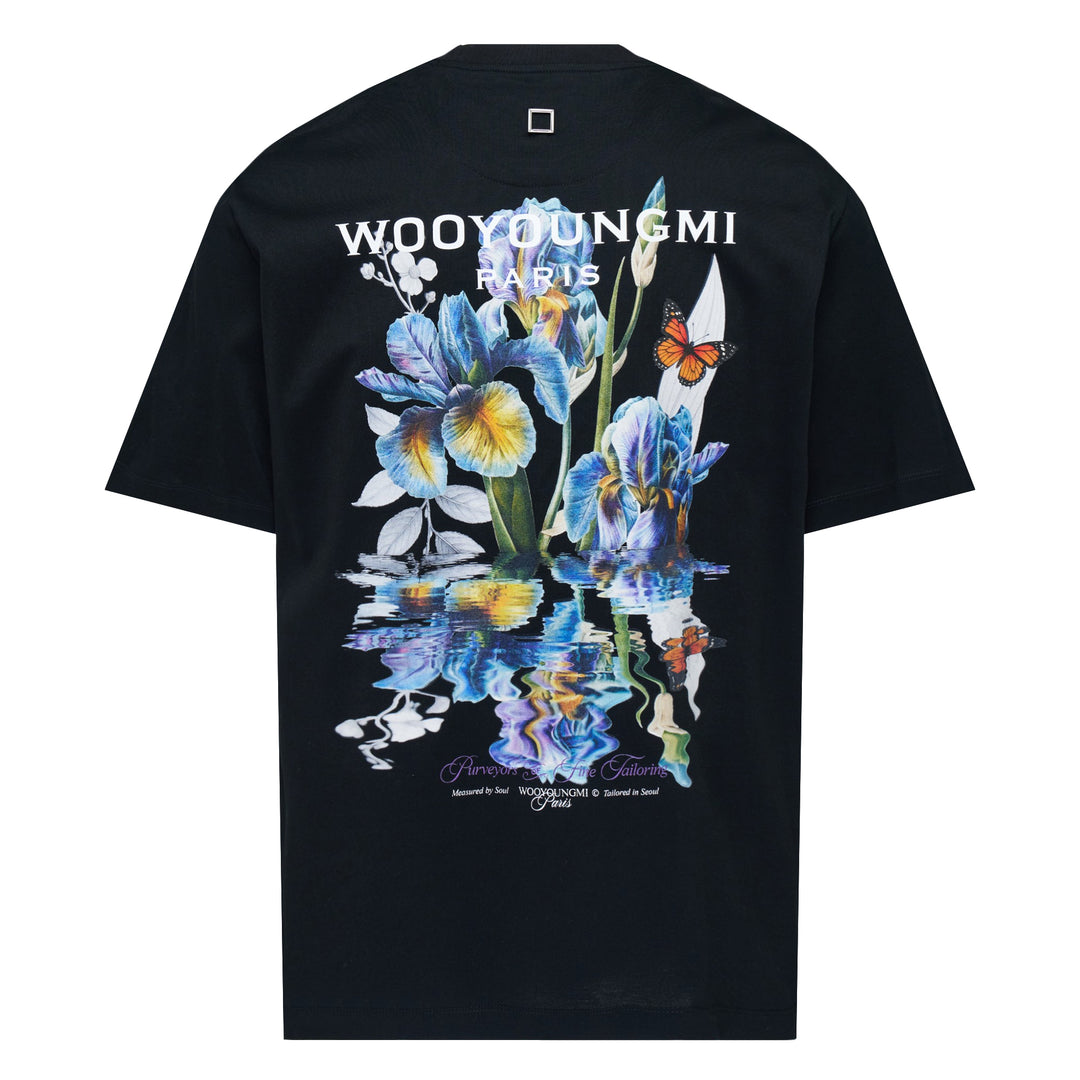 Back Flora Print Tee