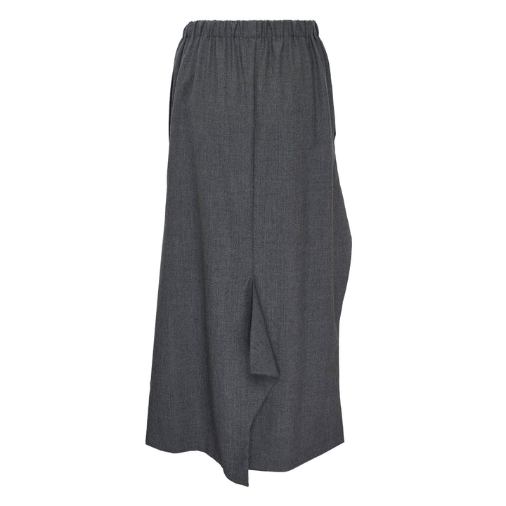 Charcoal Gray Zigzag Skirt