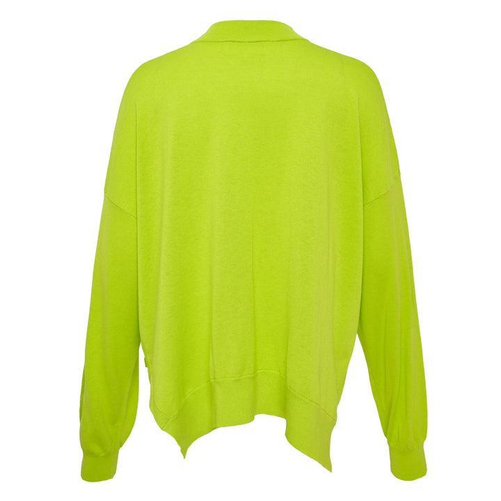 High Neck Box Cardigan