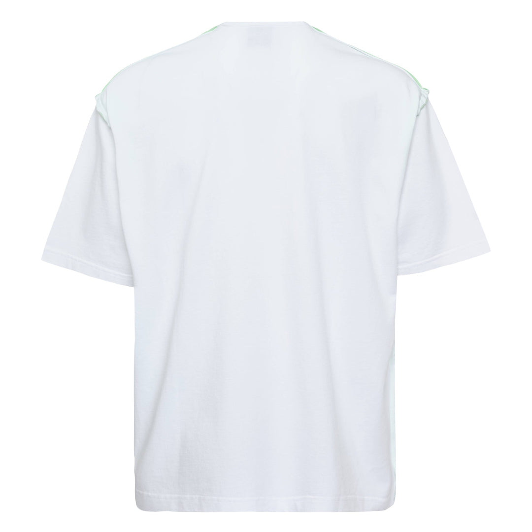 Washed T-Shirt With Shoulder Trim