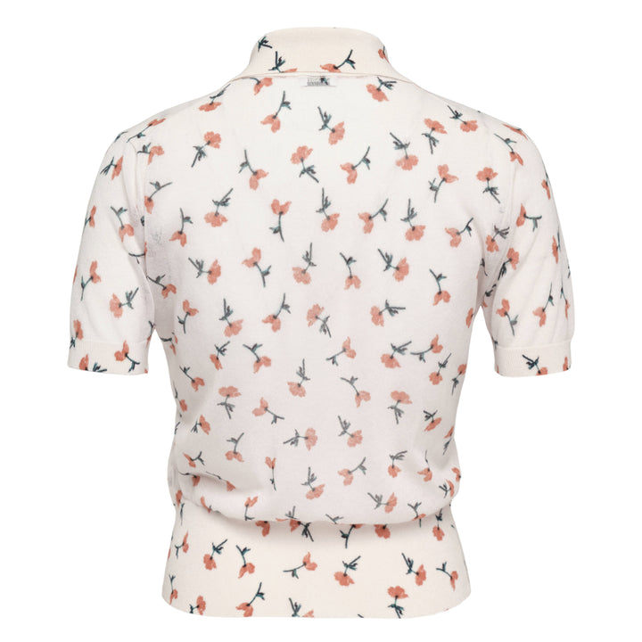 Polo Shirt Printed Sheer Cotton
