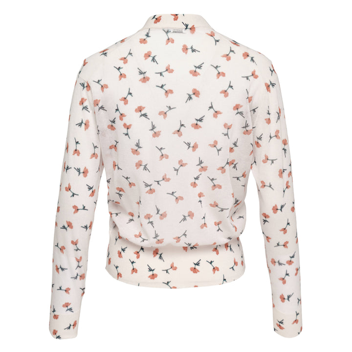 Printed Sheer Cotton Cardigan