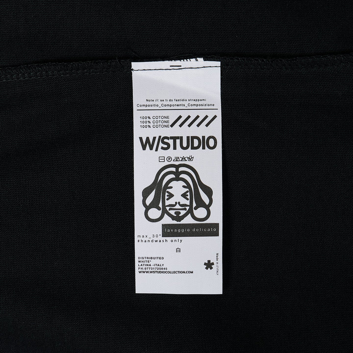 Heavy Tee Black Panda Red