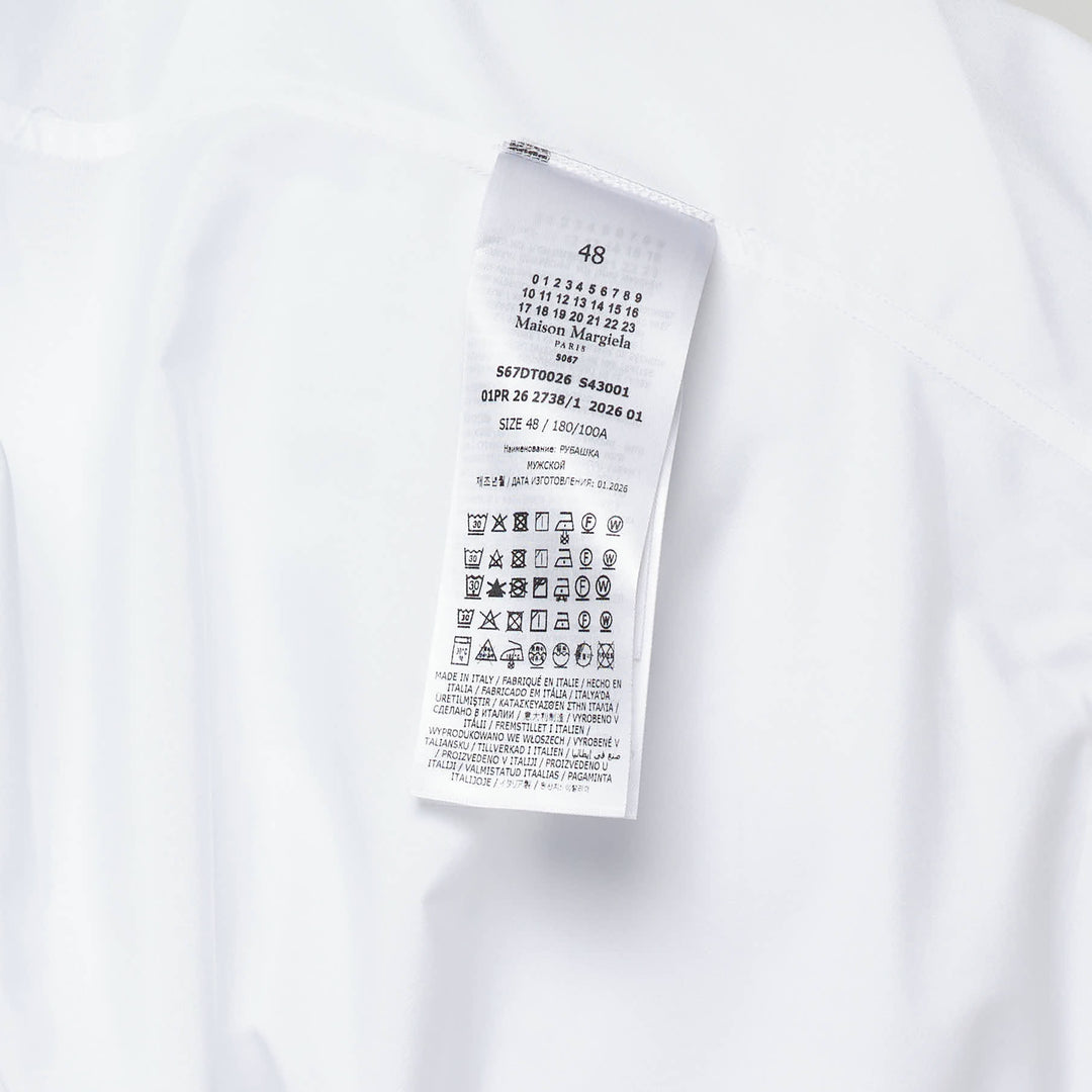 Maison Margiela Long Sleeve Cotton Shirt – Available at Club 21, Official Retailer in Singapore, Malaysia & Thailand with Global Shipping Online
