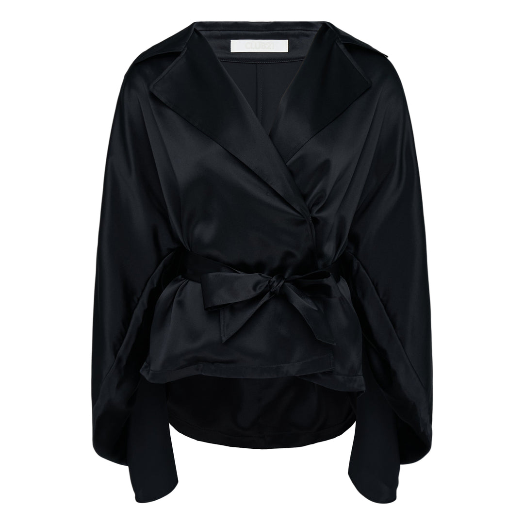 Silk Satin Amelie Jacket