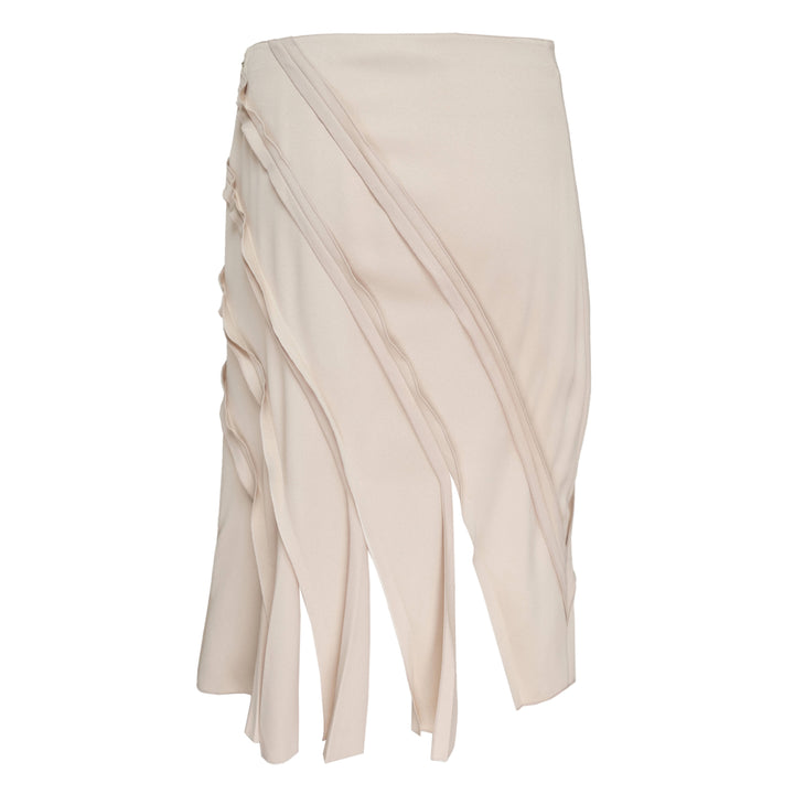 Satin Back Crepe Daisy Skirt