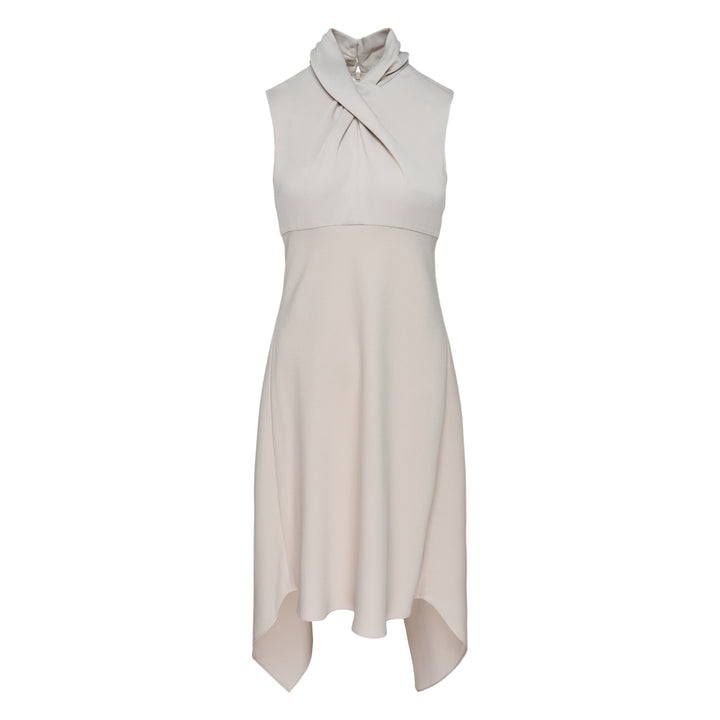 Satin Back Crepe Laila Woven Dress