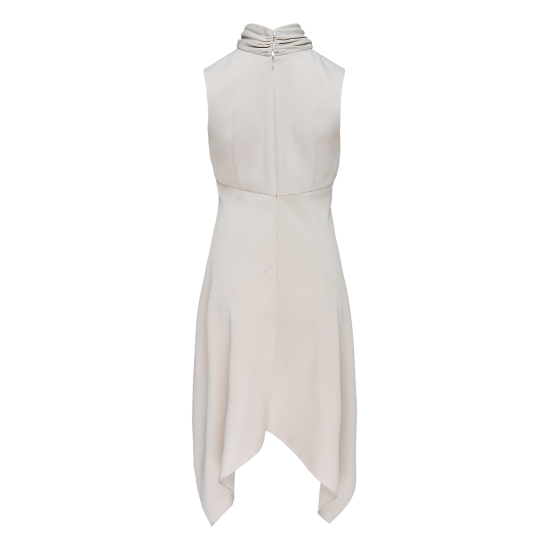 Satin Back Crepe Laila Woven Dress
