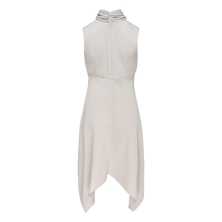 Satin Back Crepe Laila Woven Dress