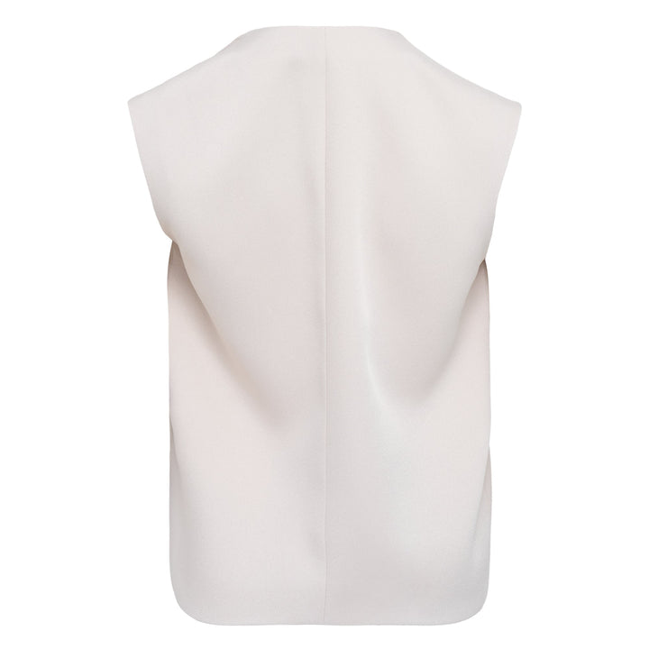 Satin Back Crepe Noelle Woven Top