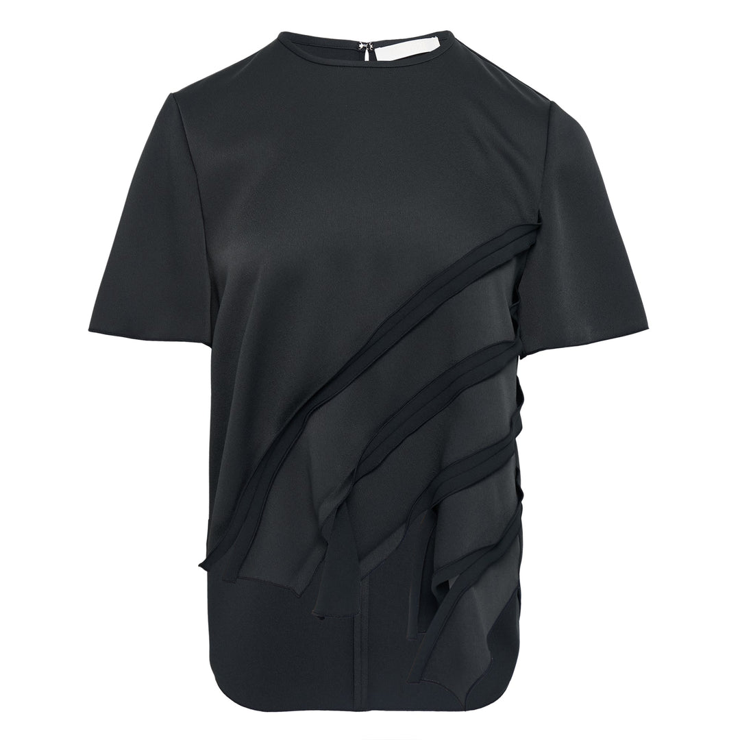 Satin Back Crepe Tilly Woven Tee