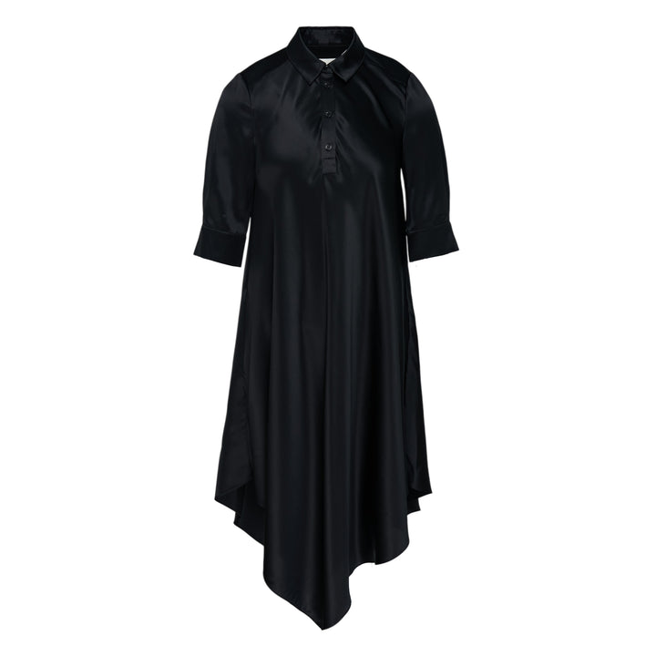 Silk Satin Fern Woven Dress