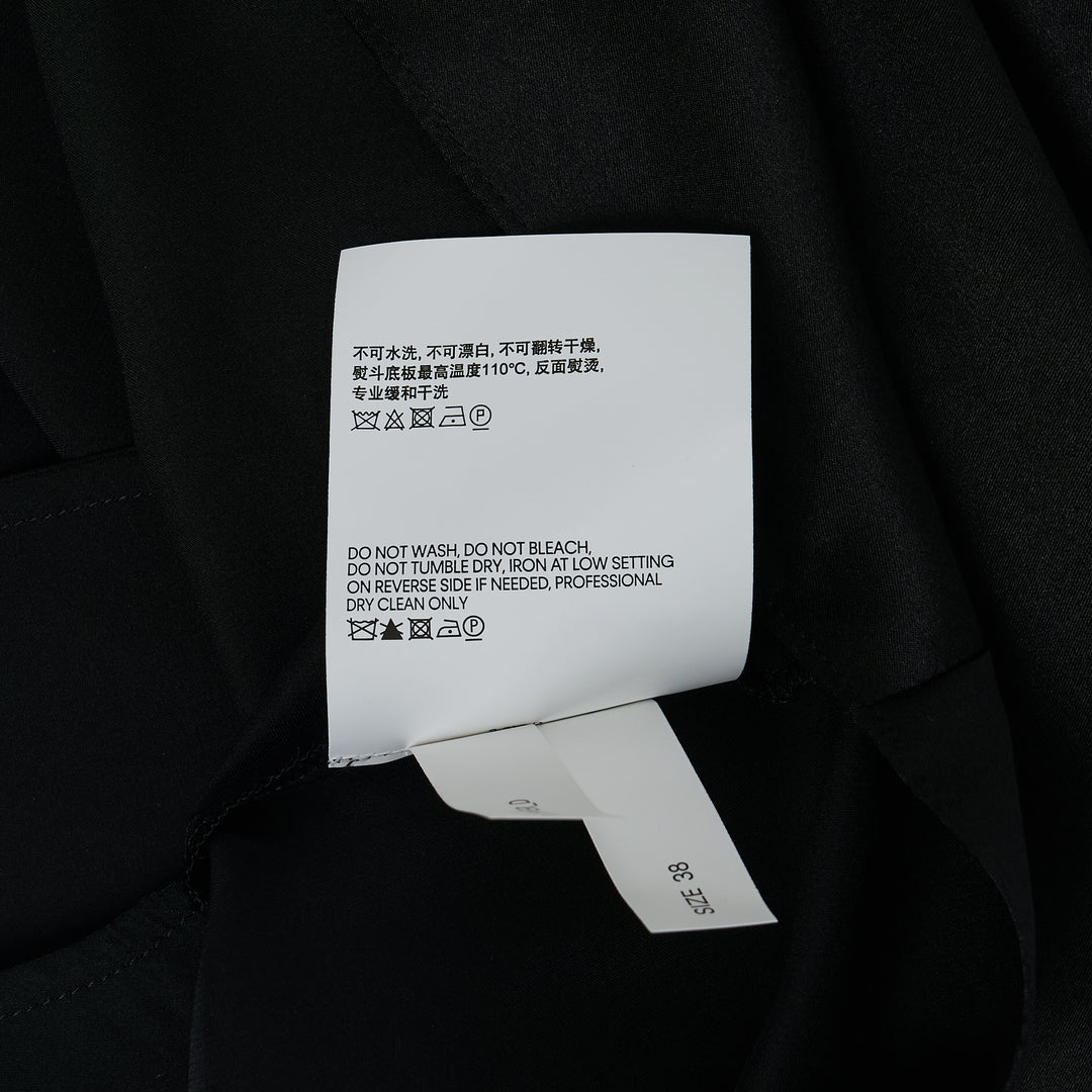 Silk Satin Fern Woven Dress