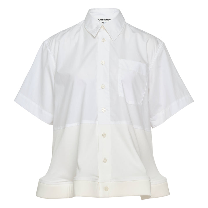 Melitta Baumeister Boxy Ruffle Hem Shirt – Available at Club 21, Official Retailer in Singapore, Malaysia & Thailand with Global Shipping Online