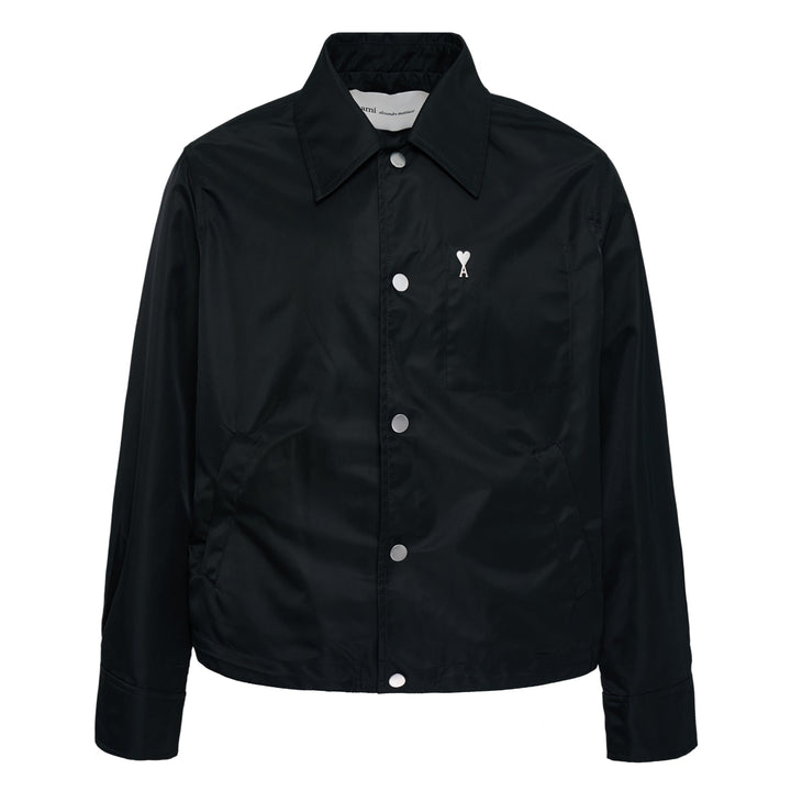 Buttoned Jacket With AMI De Coeur