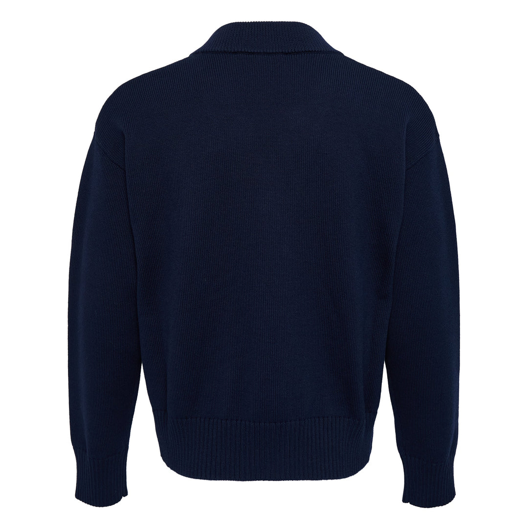 Cardigan With Contrasted AMI D