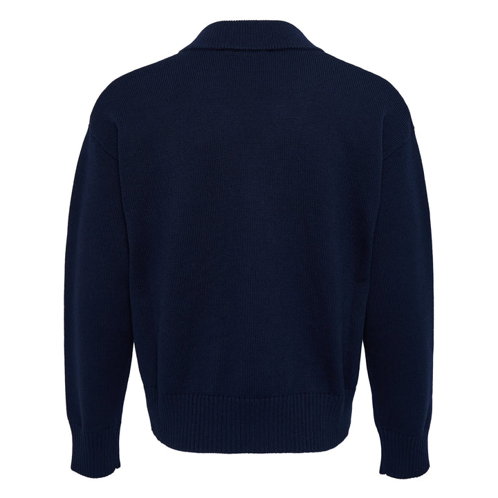 Cardigan With Contrasted AMI D