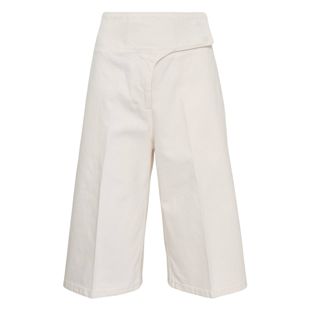 Wrapped Belted Bermuda Shorts