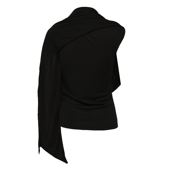 Sleeveless Lavalliere Top