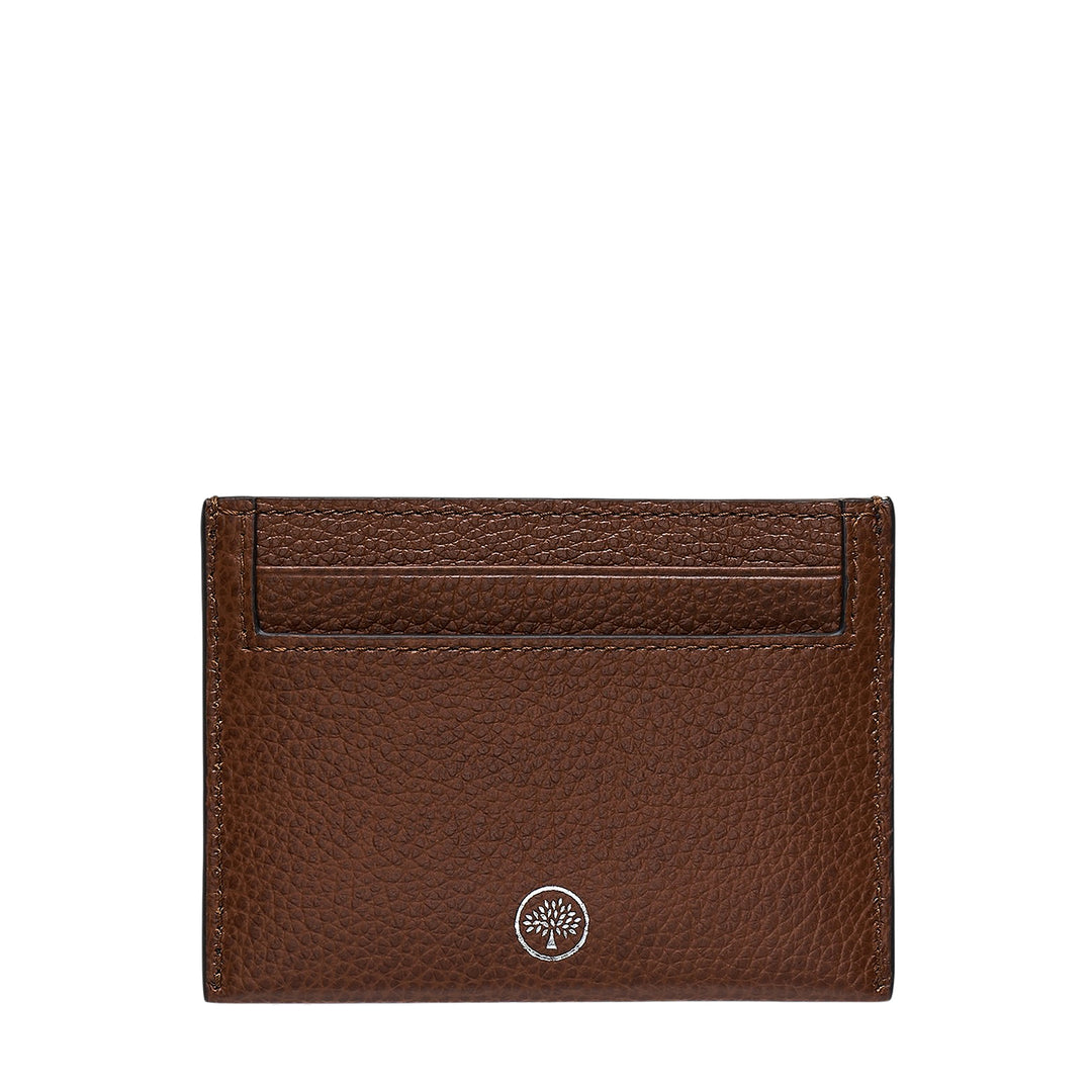 Credit Card Slip Oak Two Tone Small Classic Grain