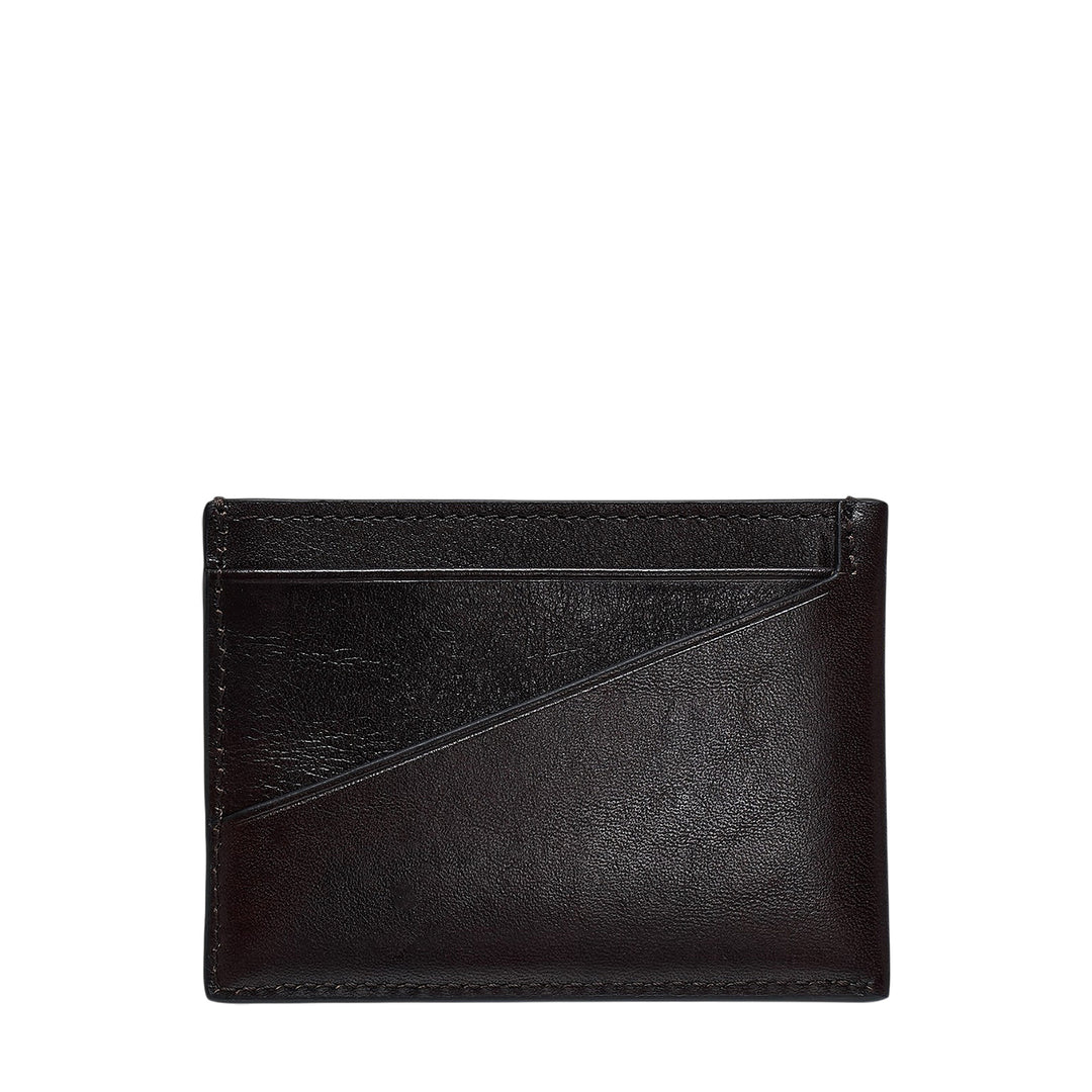Camberwell Card Holder Dark Chocolate Two-Tone Leather