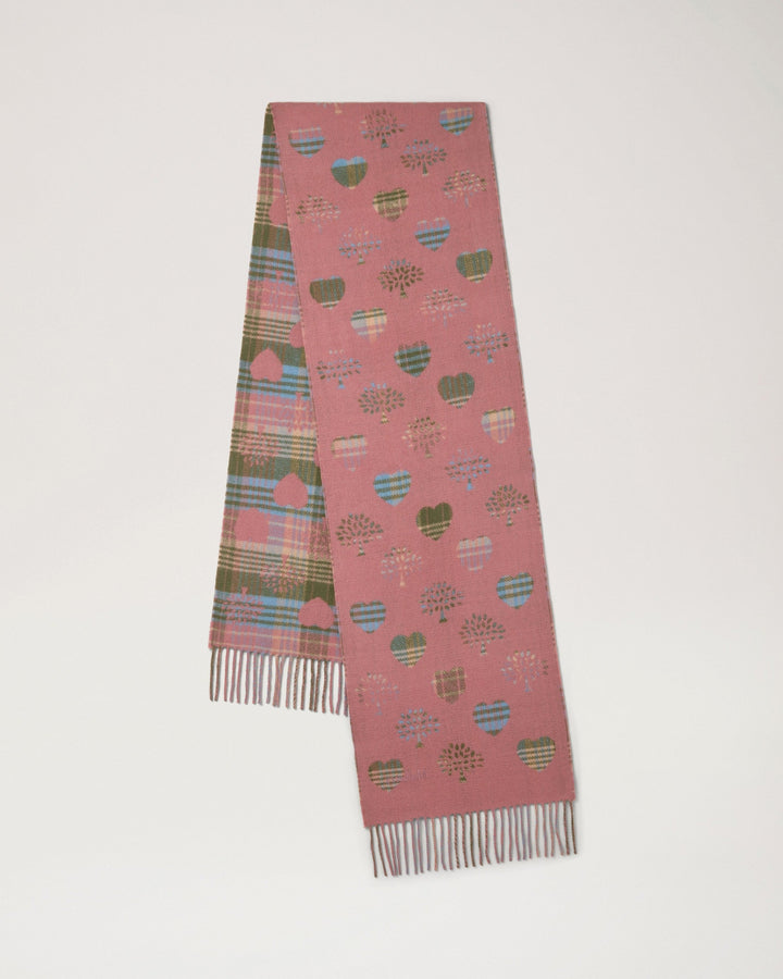 Heritage Check Heart Scarf