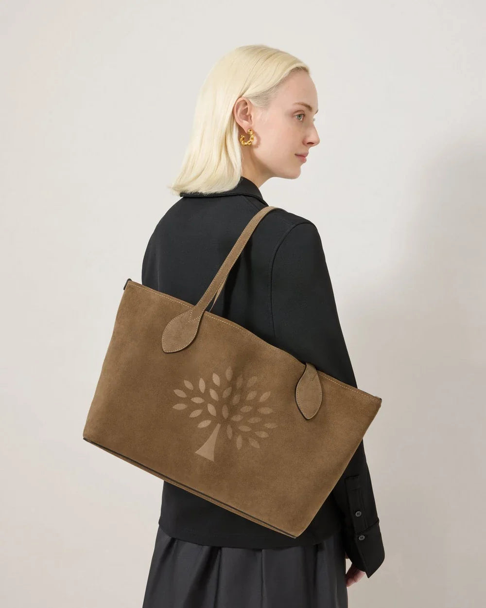 Suede Tote