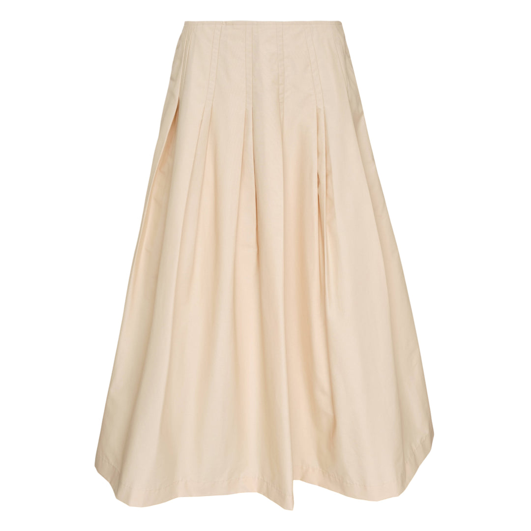 Pleated Maxi Skirt