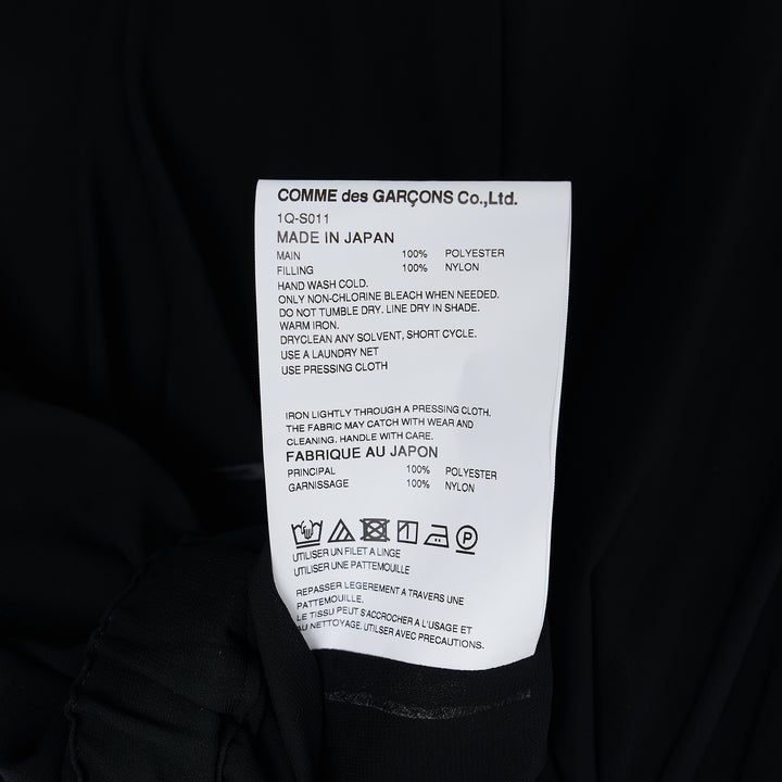 Black Bubble Hem Skirt