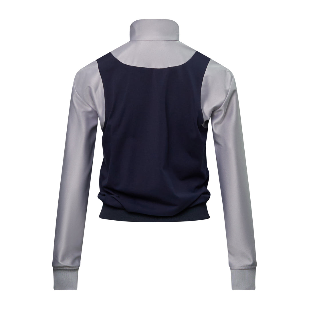 Gray Layered Sleeveless Track Top
