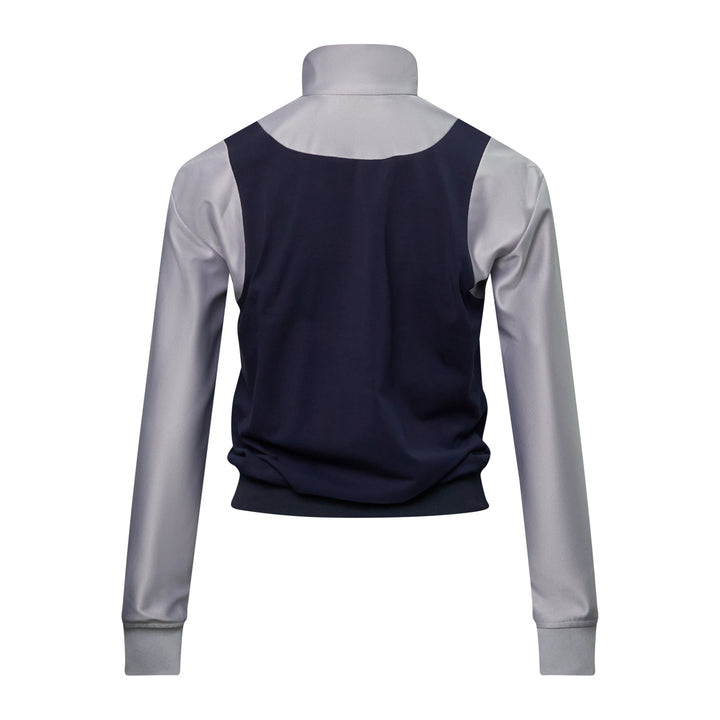 Gray Layered Sleeveless Track Top