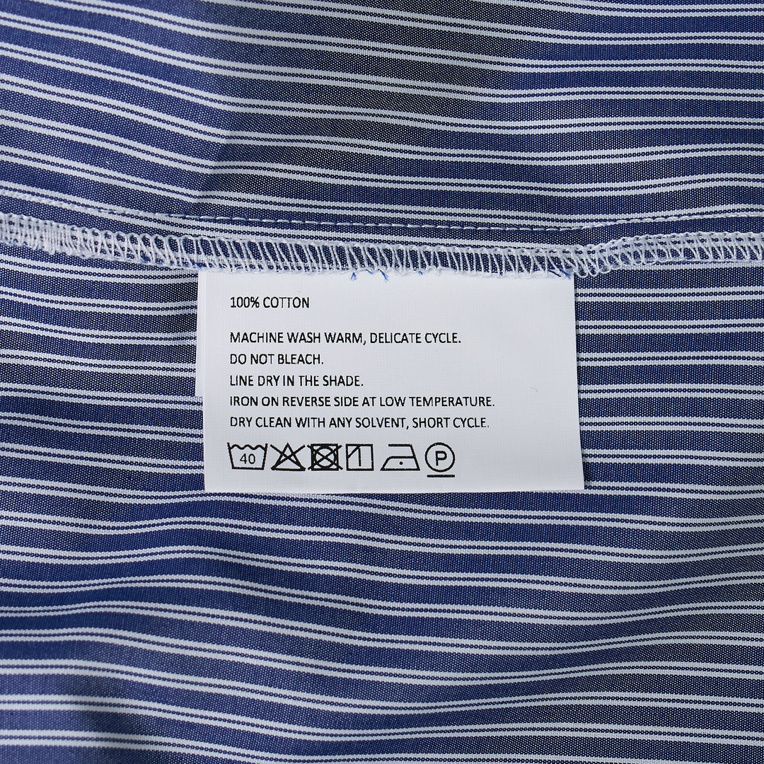 Women Striped Fly Away Collar Top