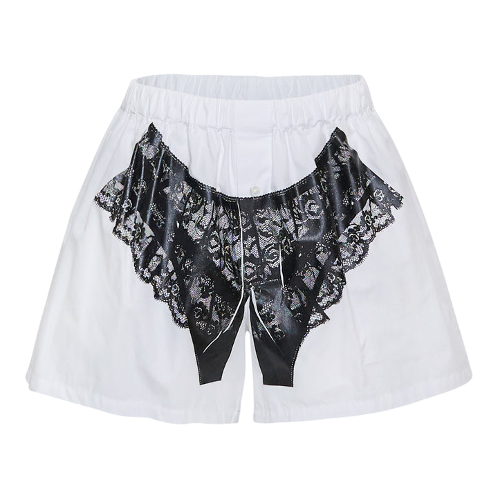 VAQUERA Women Trompe L'Oeil Boxer Shorts – Available at Club 21, Official Retailer in Singapore, Malaysia & Thailand with Global Shipping Online