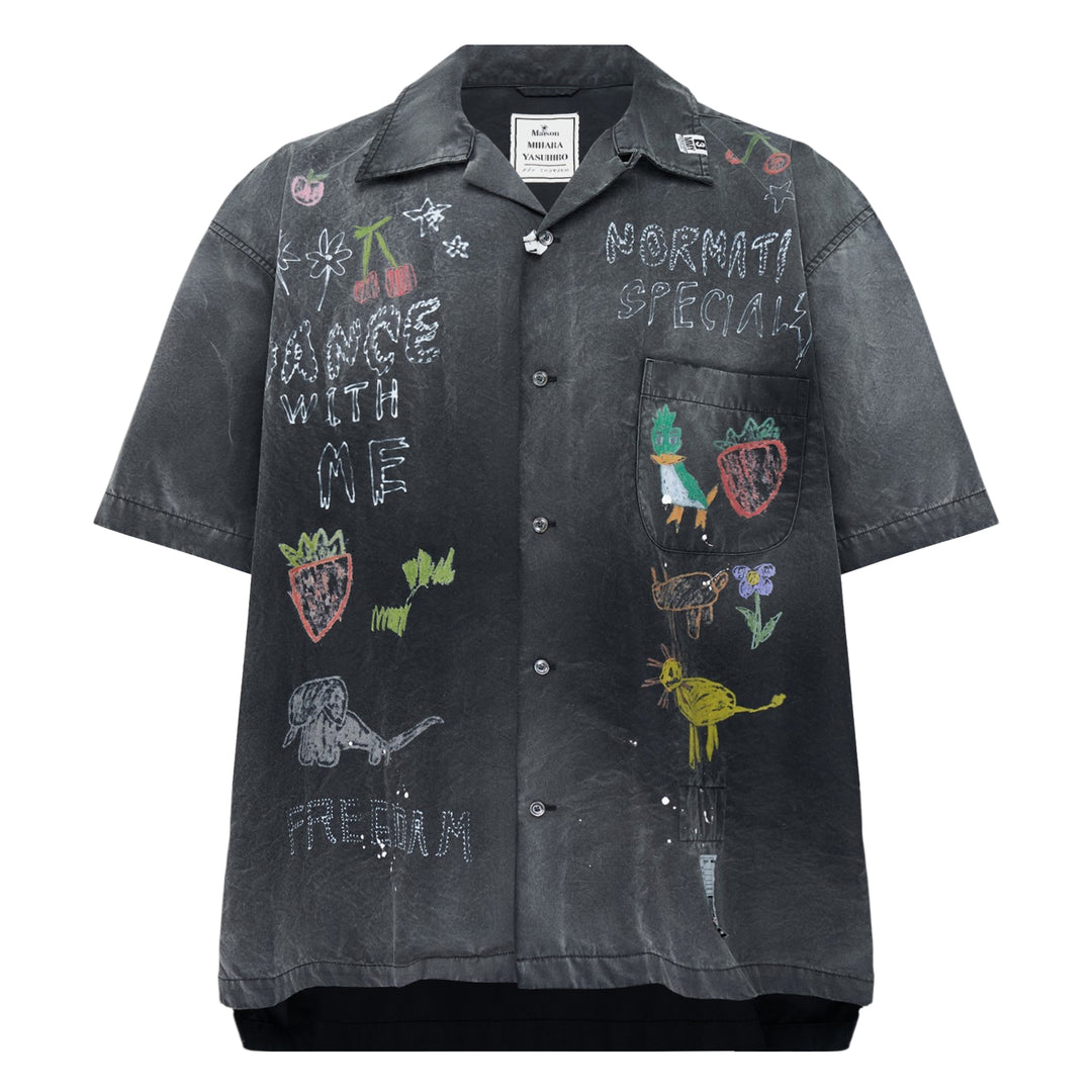Hand Drawing Short Sleeve Shirt